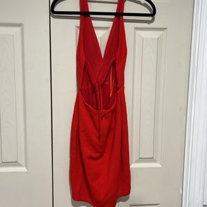Halter dress - size 6. Red! Super cute.